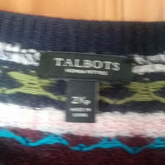 Talbots 2xp Sweater with Beads and Jewels - Picture 2 of 7